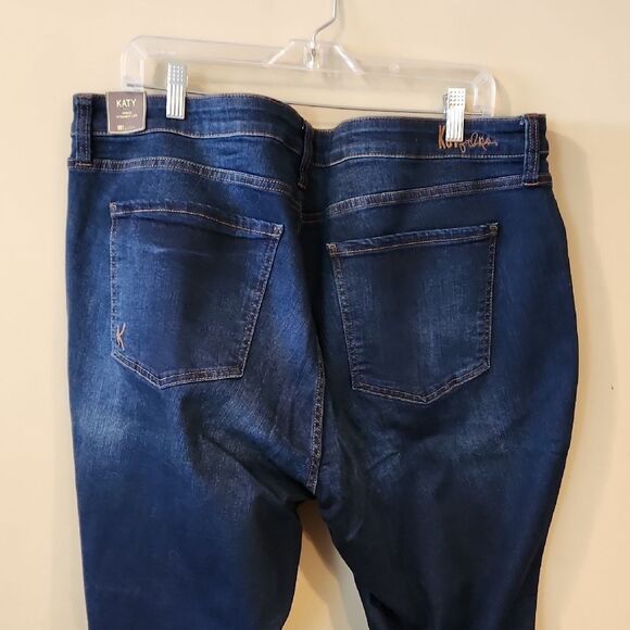Kut from the Kloth Relaxed Blue Jeans with Stretch Size 20W NWT - Picture 5 of 6